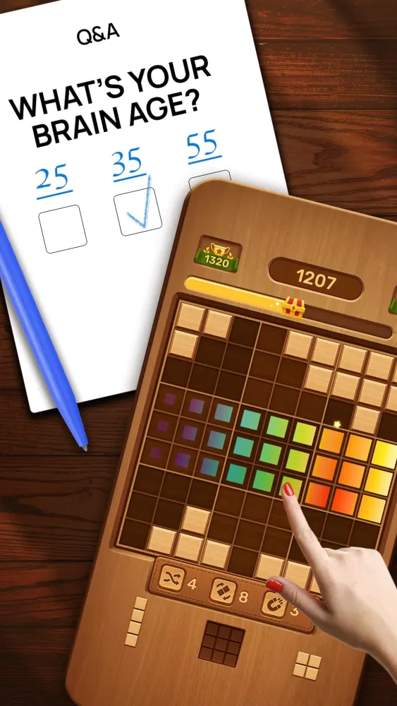 Capturas de pantalla de Just Blocks: Wood Block Puzzle