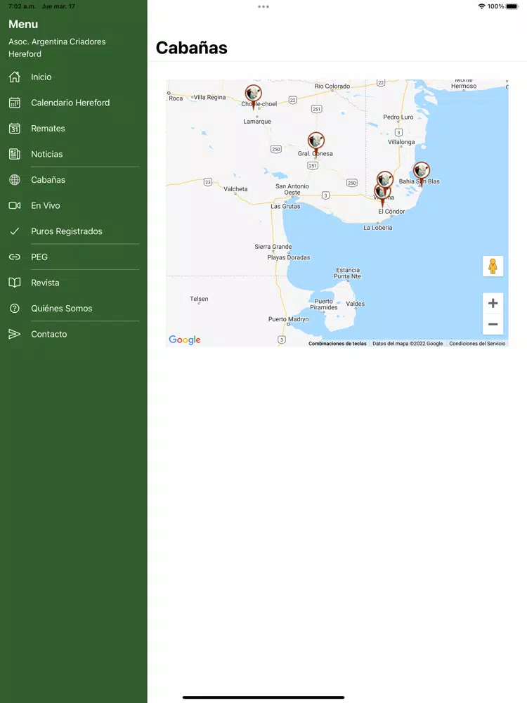 AAC Hereford iPad 應用截圖