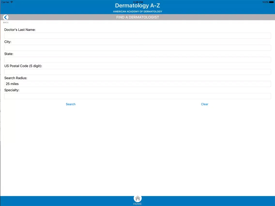 Captures d'écran de Dermatology A-Z iPad 