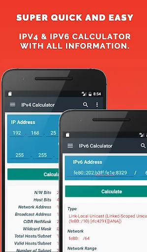 IP Calculator Screenshots