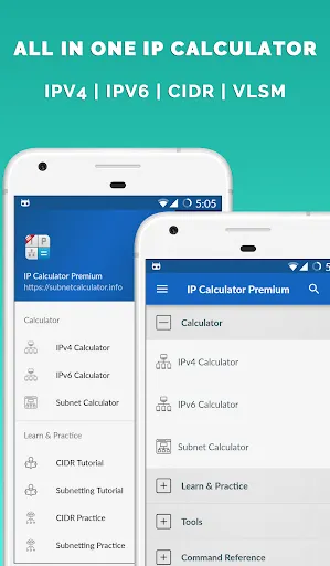 Tangkapan layar IP Calculator & Network Tools