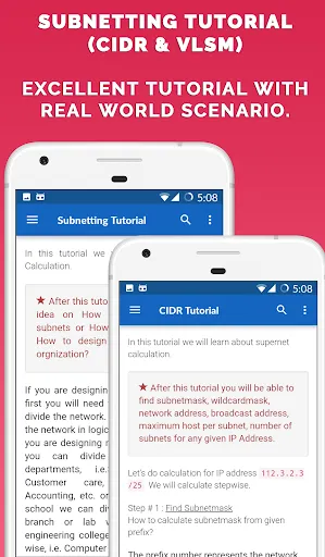 Tangkapan layar IP Calculator & Network Tools