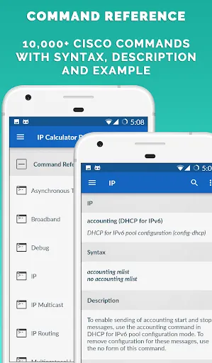 Tangkapan layar IP Calculator & Network Tools