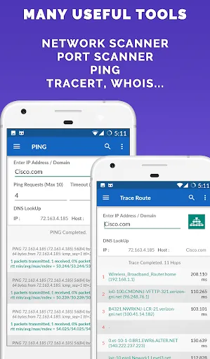 Tangkapan layar IP Calculator & Network Tools