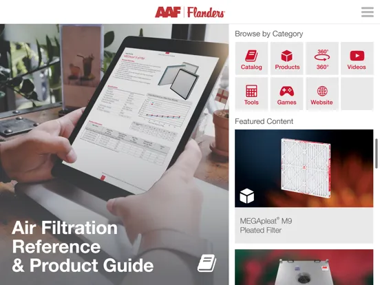 AAF Experience iPad  سکرین شاٹس