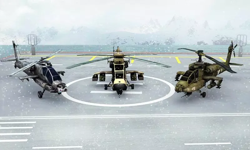 Modern Copter Warship Battle Screenshots