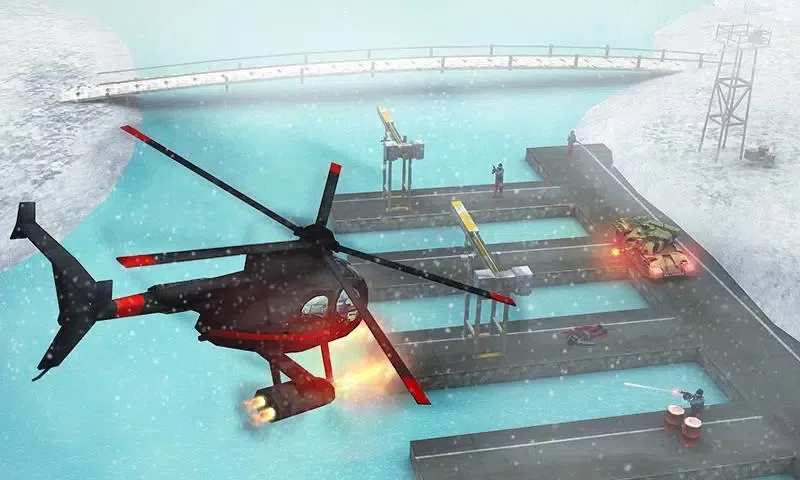 Modern Copter Warship Battle Screenshots