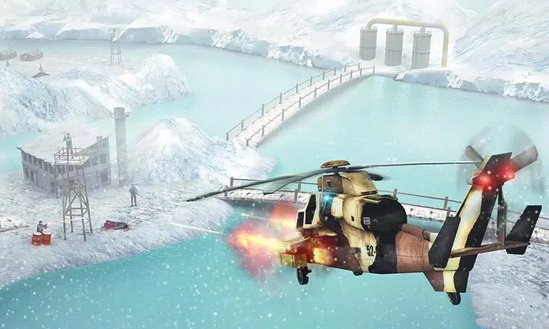 Modern Copter Warship Battle Screenshots