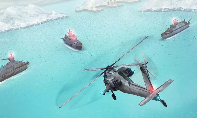 Modern Copter Warship Battle Screenshots