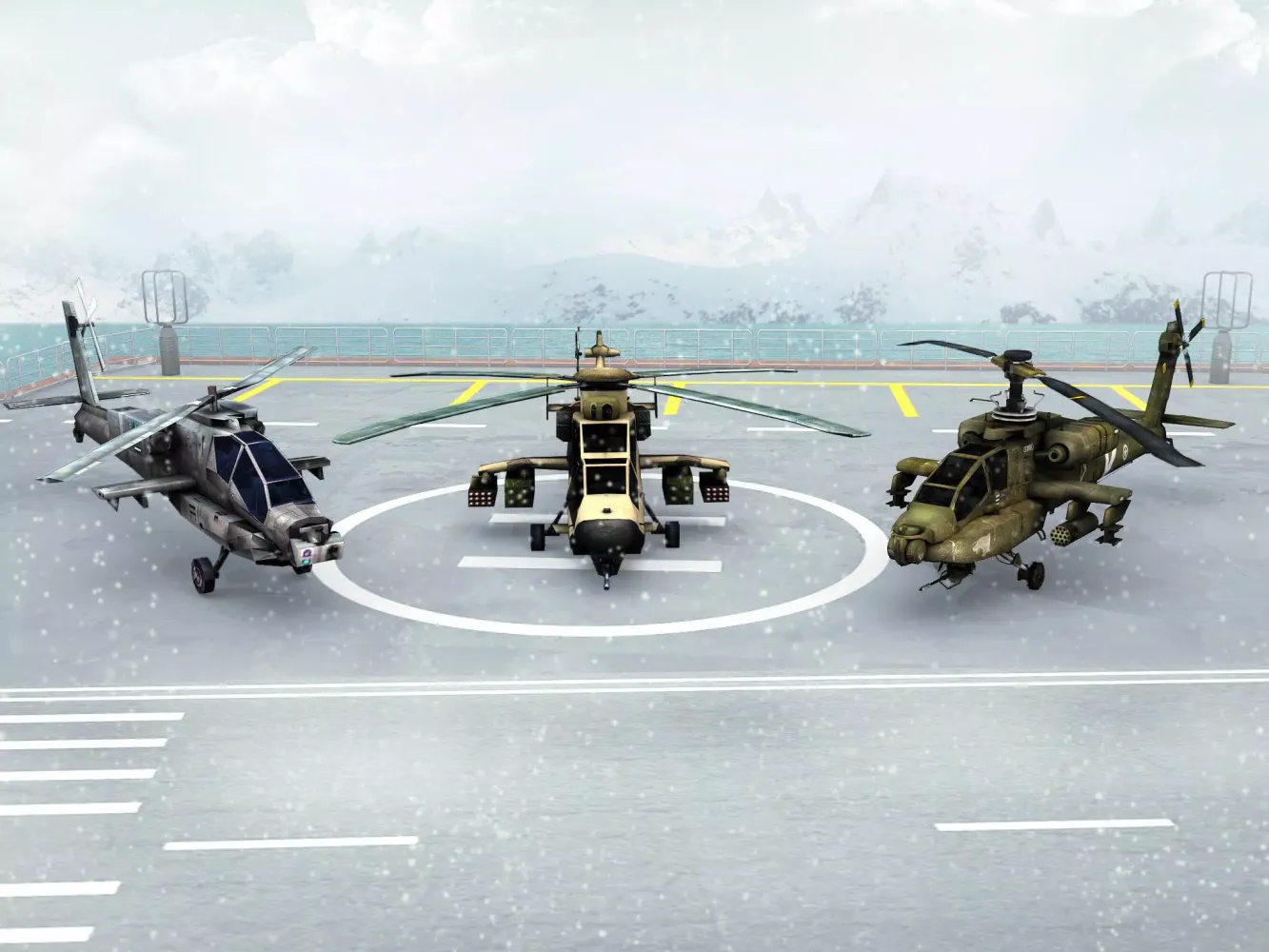 Modern Copter Warship Battle Screenshots