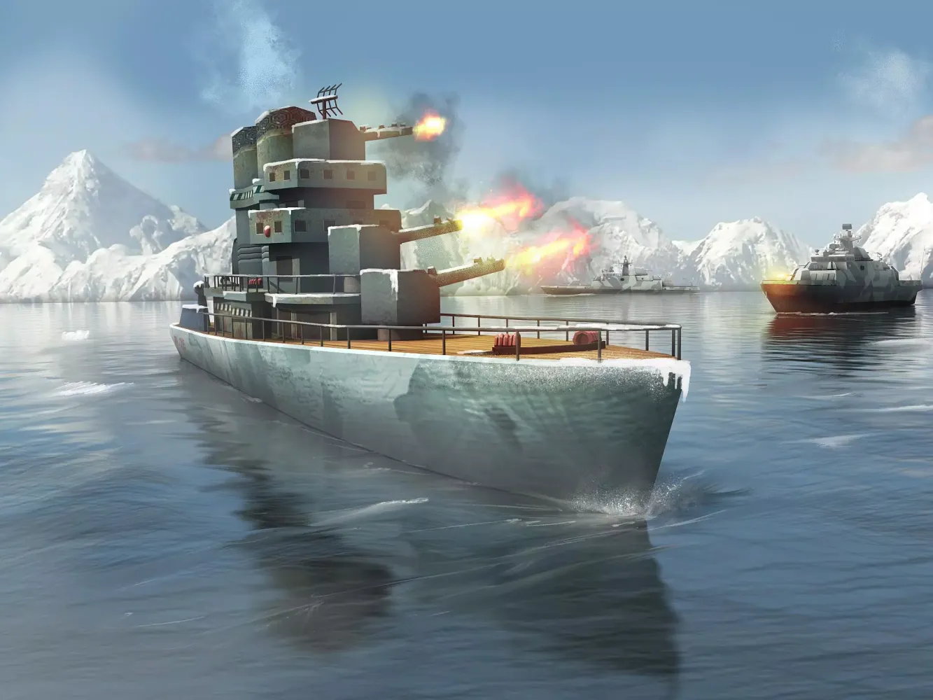 Скриншоты Naval Fury: Warship 3D