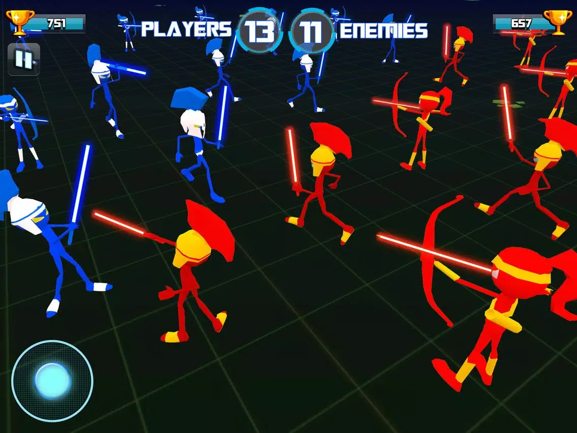 Capturas de pantalla de Wars of Star: Stick Warriors iPad 