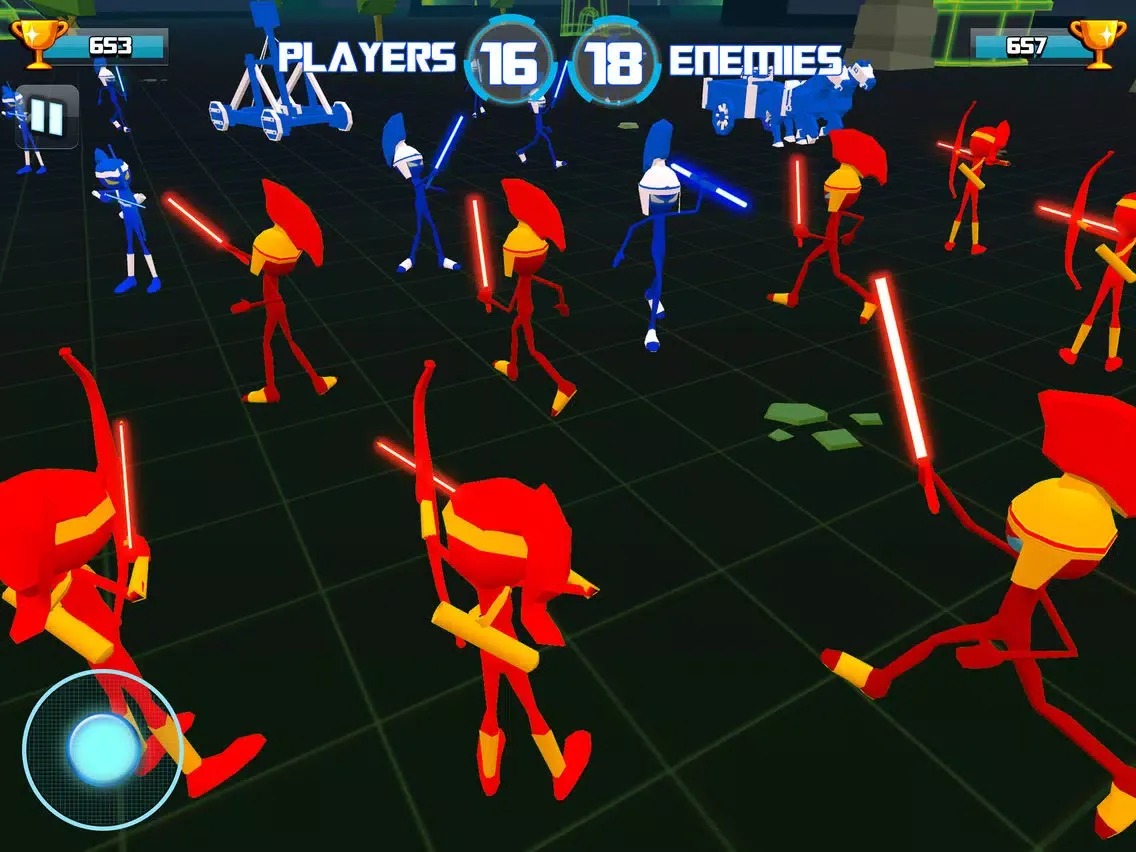 Capturas de pantalla de Wars of Star: Stick Warriors iPad 