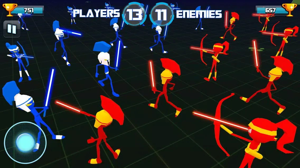 Capturas de pantalla de Wars of Star: Stick Warriors