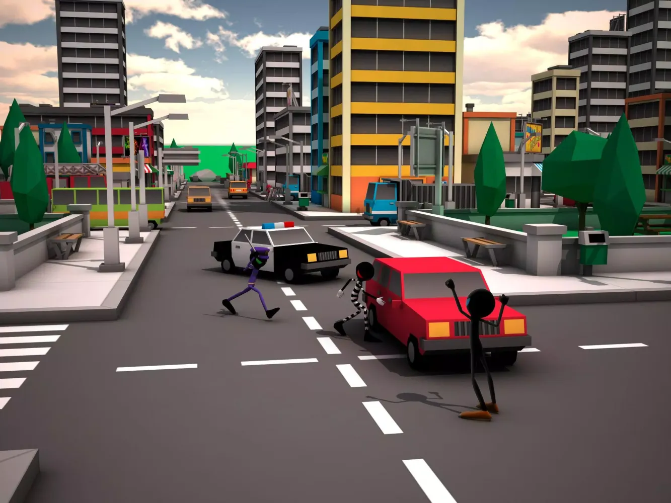 Tangkapan layar Stickman Assassin 18+