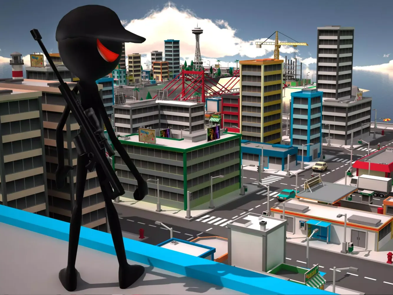 Tangkapan layar Stickman Assassin 18+