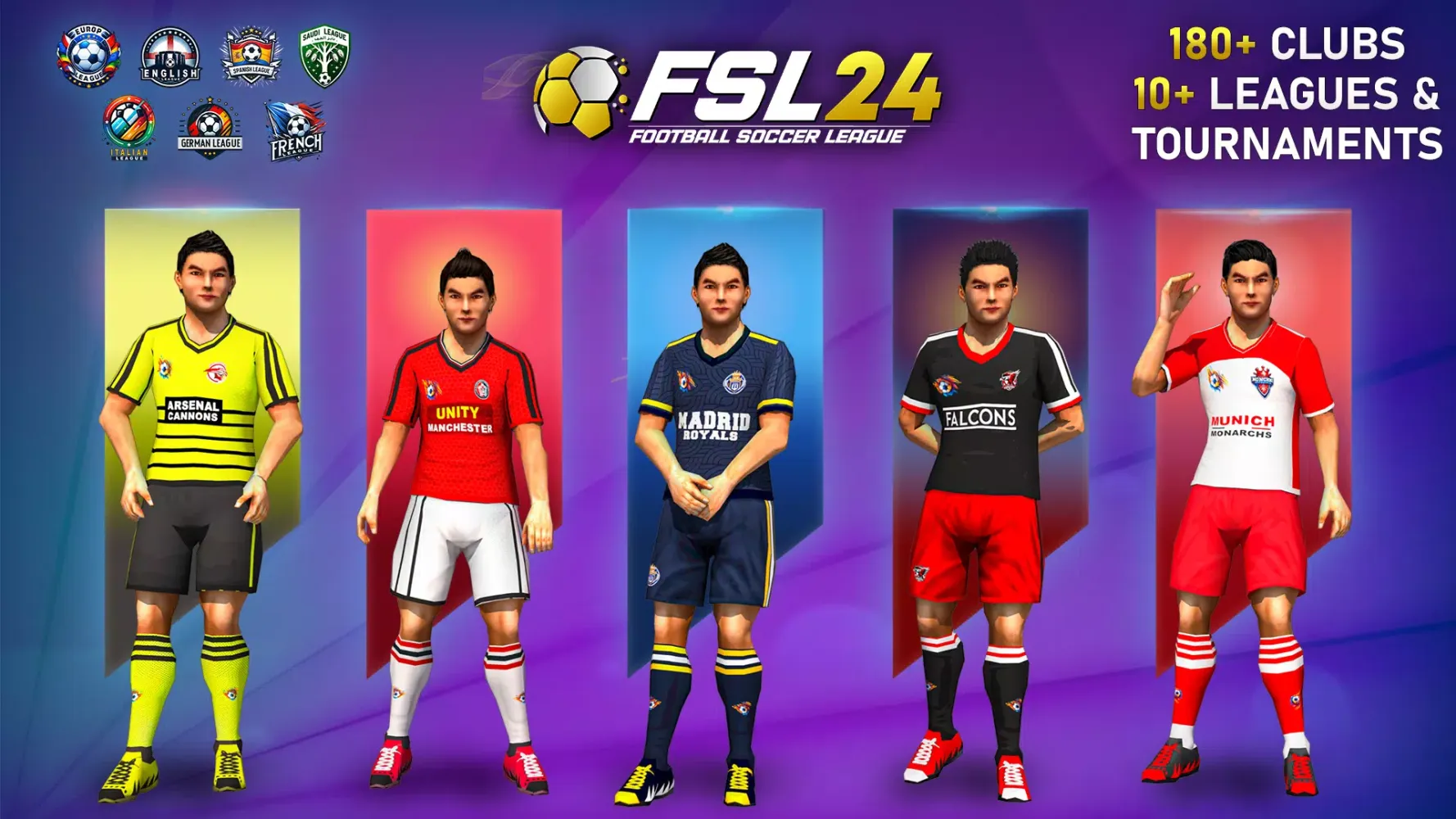 Capturas de tela do FSL 24 League : Soccer Game