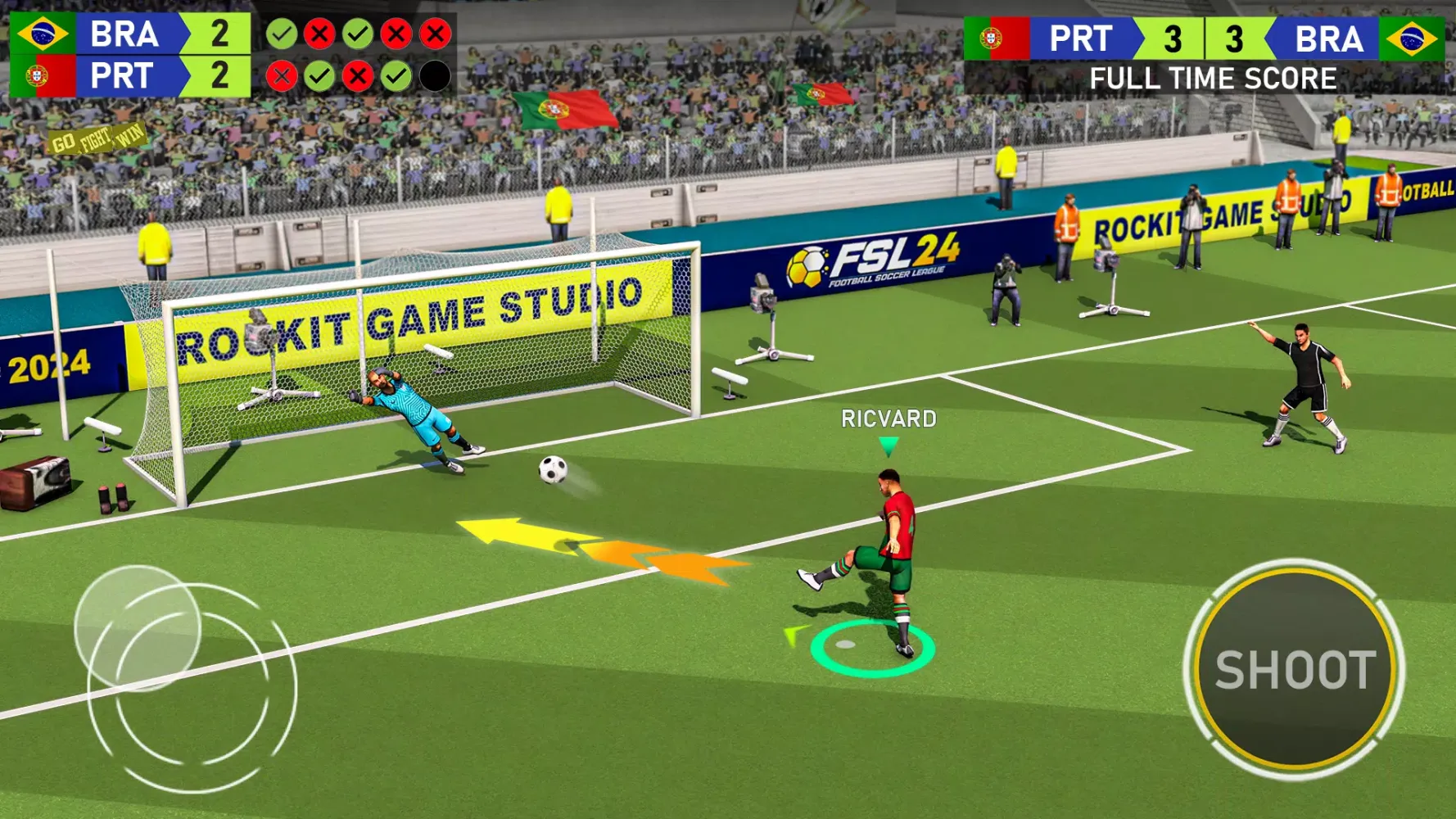 Capturas de tela do FSL 24 League : Soccer Game