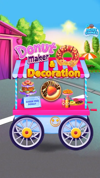 Zrzuty ekranu Sweet Donut Maker Cooking game