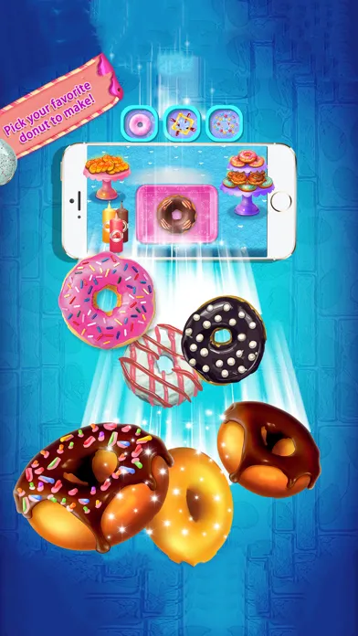 Zrzuty ekranu Sweet Donut Maker Cooking game