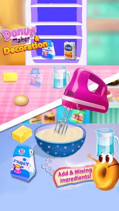 Zrzuty ekranu Sweet Donut Maker Cooking game