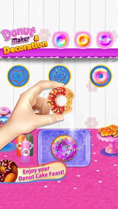 Zrzuty ekranu Sweet Donut Maker Cooking game