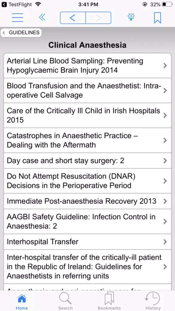ภาพหน้าจอของ Association of Anaesthetists