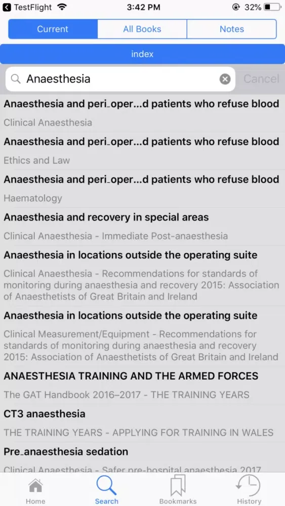 ภาพหน้าจอของ Association of Anaesthetists