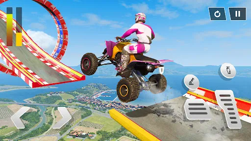 Flying ATV Crash: Quad Stunts应用截图