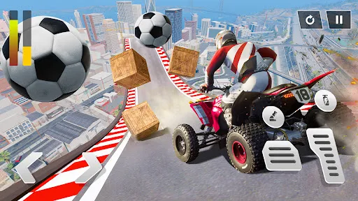 Flying ATV Crash: Quad Stunts应用截图
