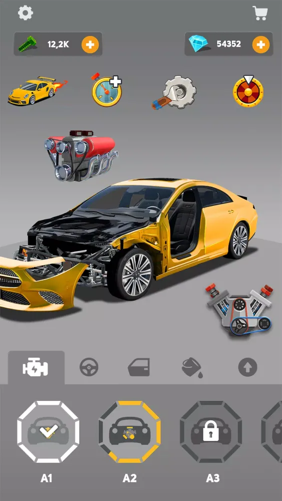 Screenshot di Idle Car: Builder Clicker