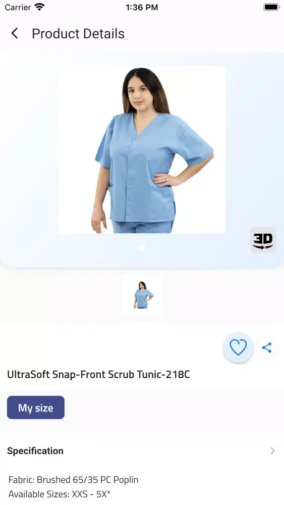 Capturas de tela do Spectrum Uniforms