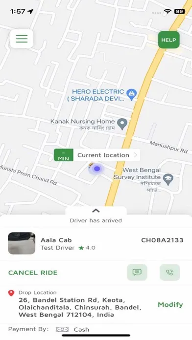 Aala Cabs Screenshots
