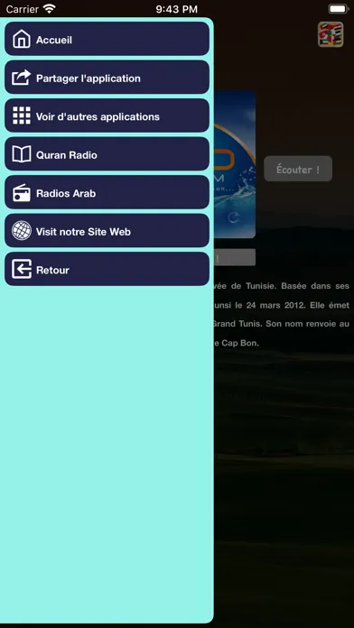 CAP FM |  إذاعة كاب إف إم تونس Ekran Görüntüleri