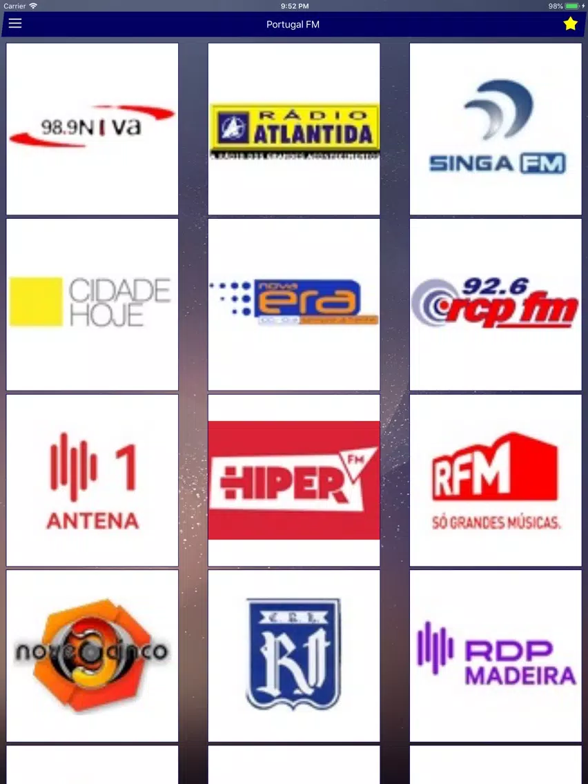 Radios de Portugal - Live iPad  Screenshots