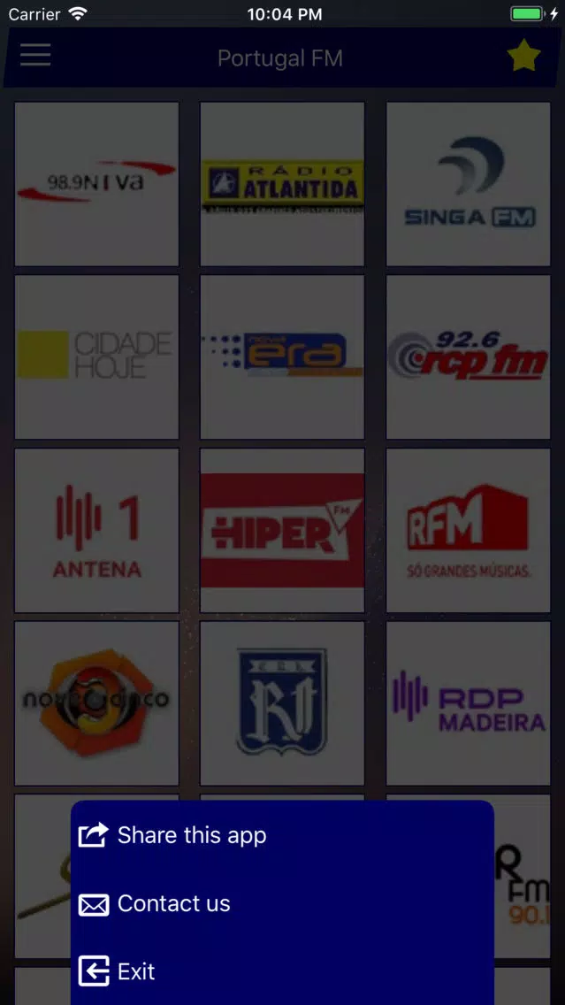 Radios de Portugal - Live Screenshots