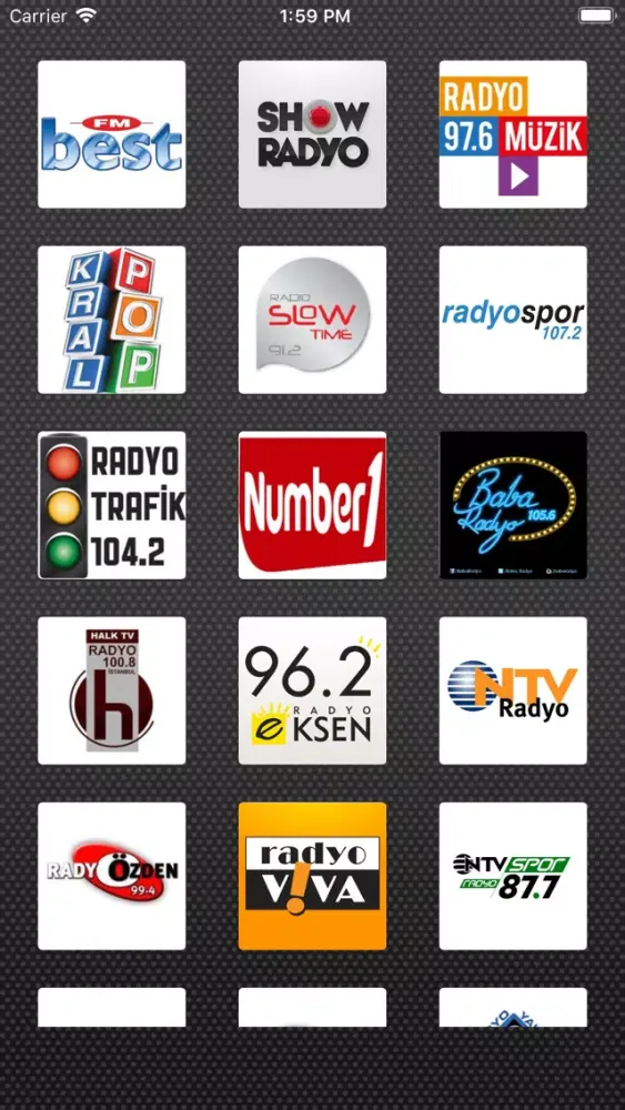 Turkey Live Radio Stations 스크린샷