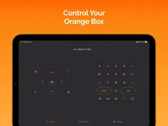 Remote Control Orange TV iPad  スクリーンショット