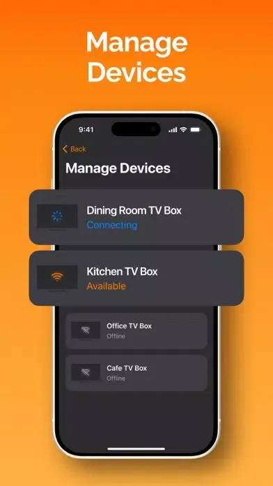 Remote Control Orange TV スクリーンショット
