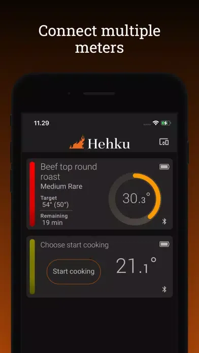 Hehku - meat thermometer Screenshots