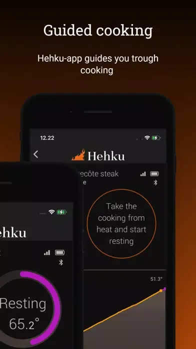 Hehku - meat thermometer Screenshots