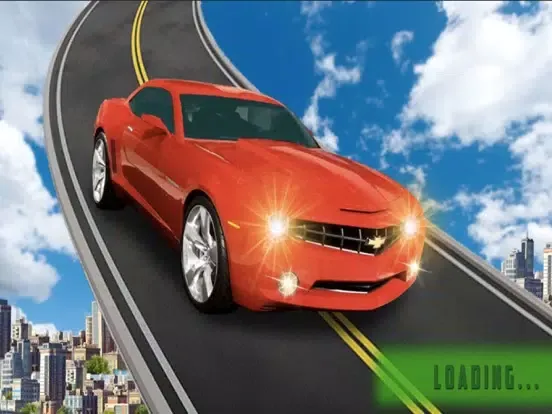 Tangkapan layar Impossible Car Tracks Stunts iPad 