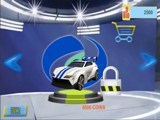 Tangkapan layar Impossible Car Tracks Stunts iPad 