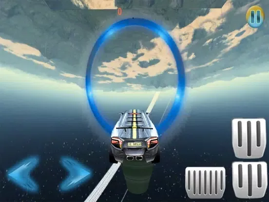Tangkapan layar Impossible Car Tracks Stunts iPad 