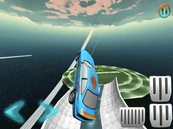 Tangkapan layar Impossible Car Tracks Stunts iPad 