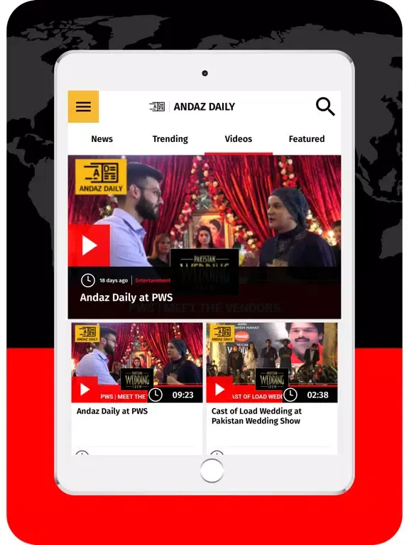 Andaz Daily iPad  Screenshots