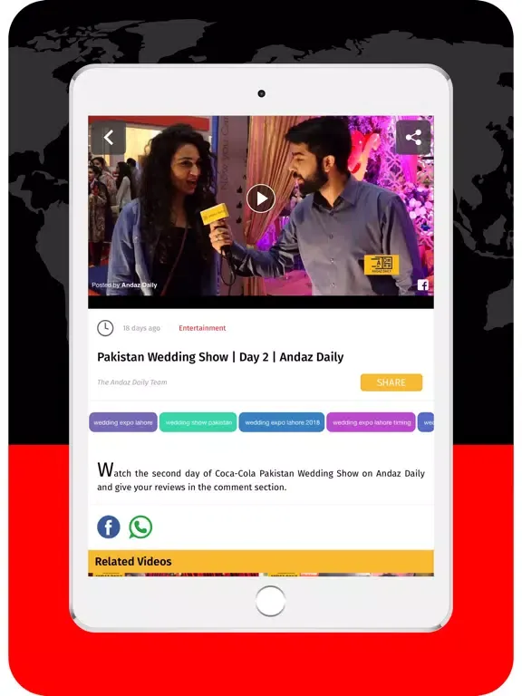 Andaz Daily iPad  Screenshots