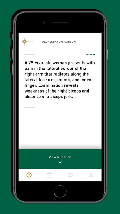 Captures d'écran de Neurology Question of the Day