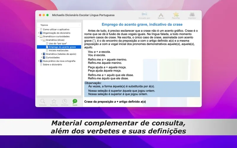 Capturas de pantalla de Michaelis Escolar: Português