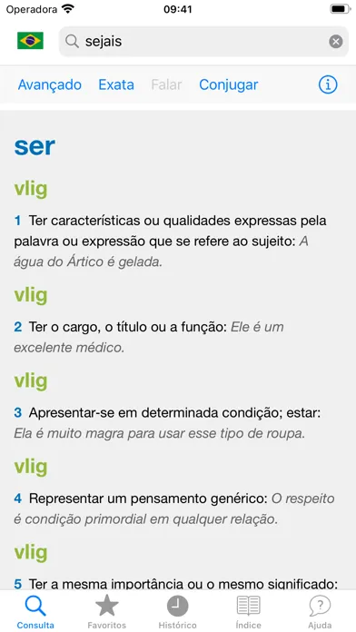 Dicionário Português e Inglês Screenshots